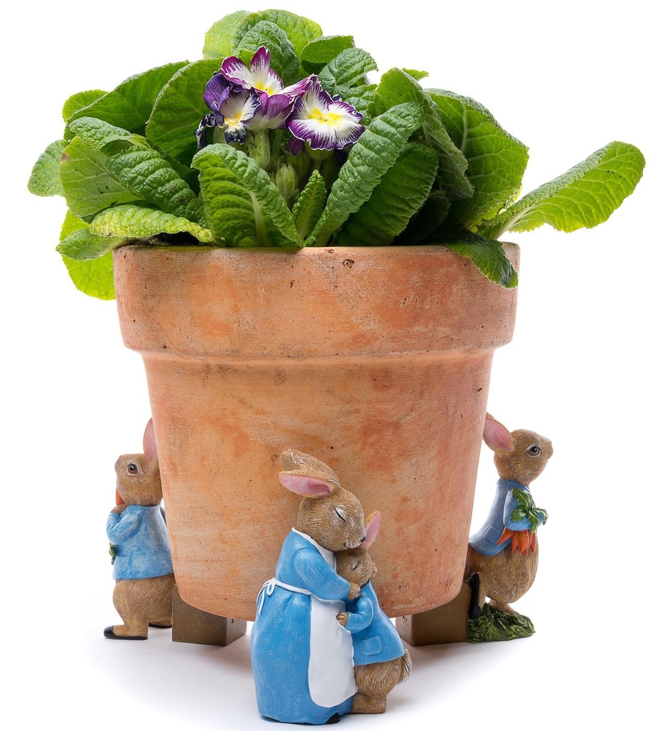 Figurines pieds Déco Lapin Peter Rabbit 1