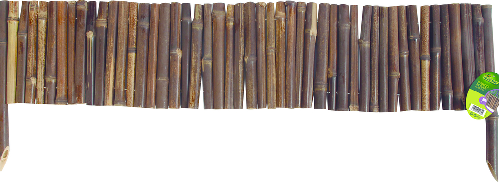BAMBOO BORDER   Bordure flexible droite en bambou noire