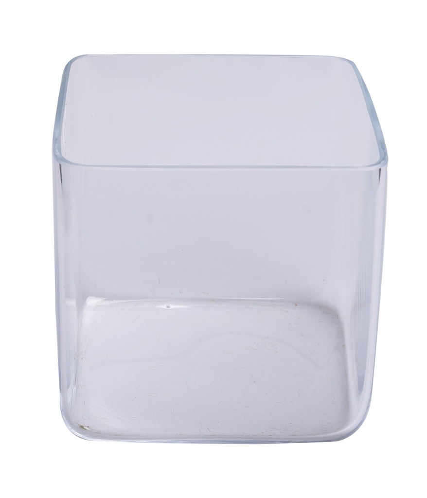 Photophore carré en verre