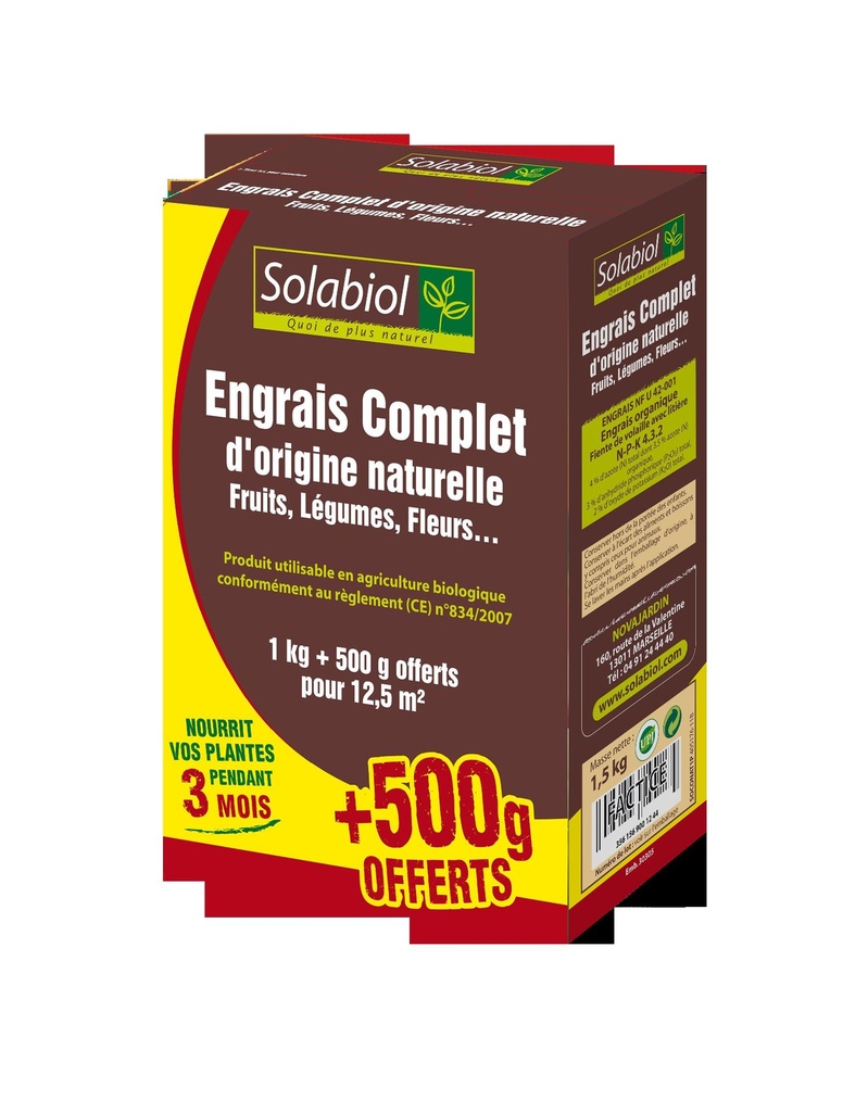 Engrais Complet - Promo 1,5Kg