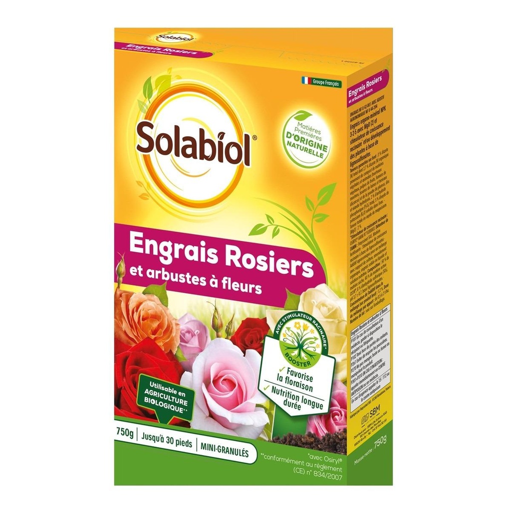 Engrais Rosiers Et Arbustes À Fleurs 750G