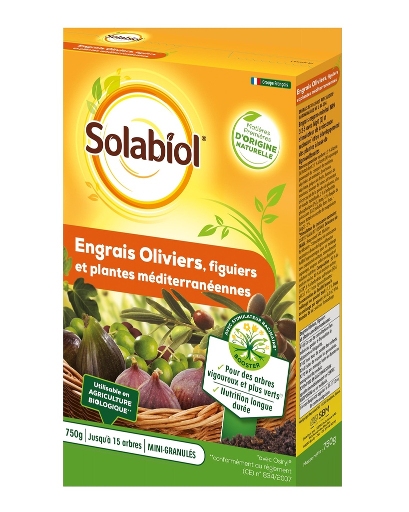 Engrais Oliviers Et Figuiers 750G