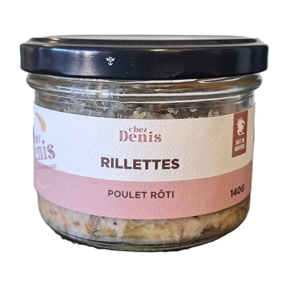 Rillettes de Poulet Rôti 140gr