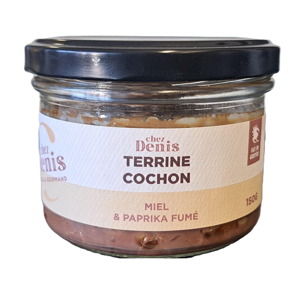 Terrine Cochon, Miel & Paprika Fumé 150g