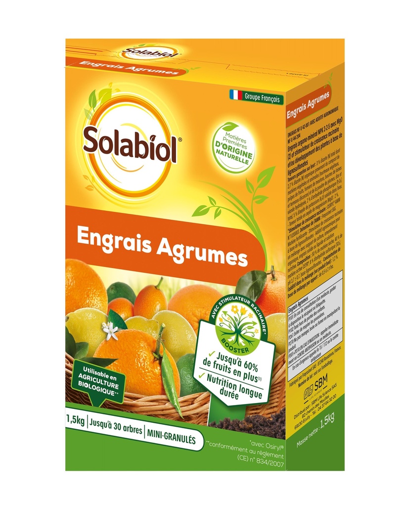 Engrais Agrumes 1,5Kg