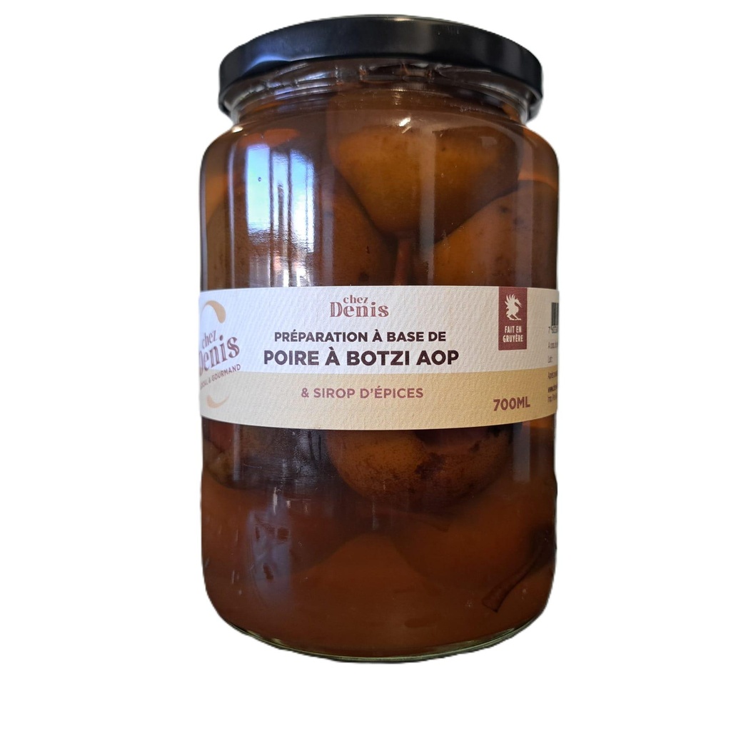 Poire à Botzi AOP au sirop 10-12poires