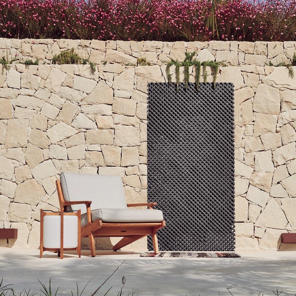 Panneau trellis décoratif LOP d´osier semi-synthétique 18mm DECORY LOP