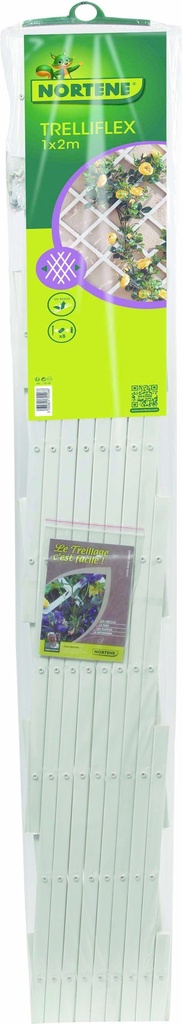 TRELLIFLEX pvc Trellis extensible PVC. lattes standards Vert