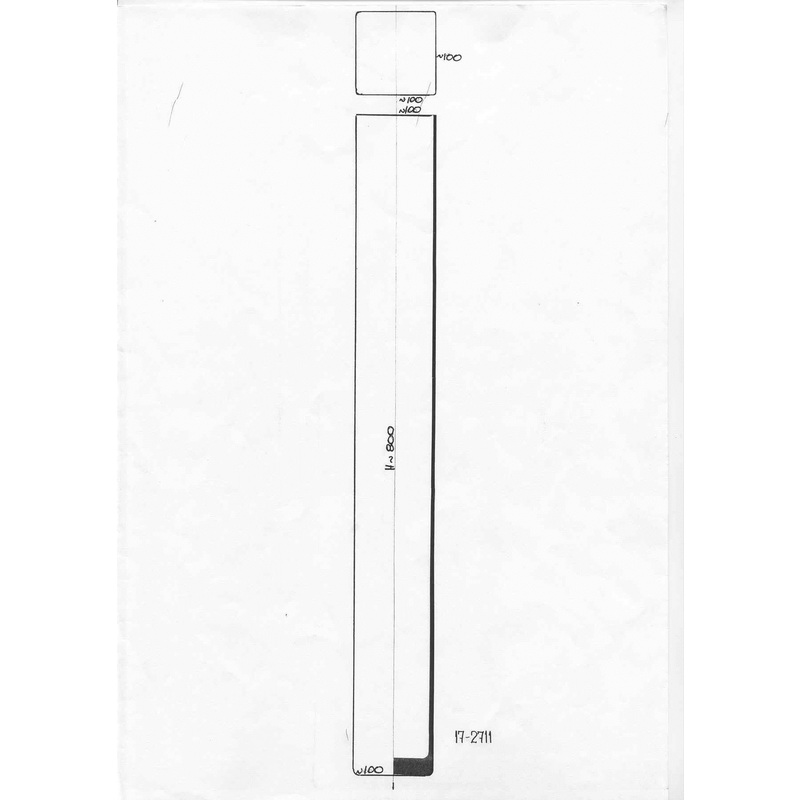 Vase carré