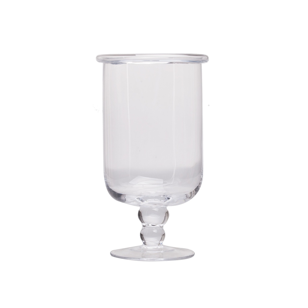 Photophore bord roulé sur pied