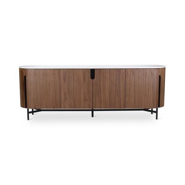 Sideboard Amandine top en marbre blanc
