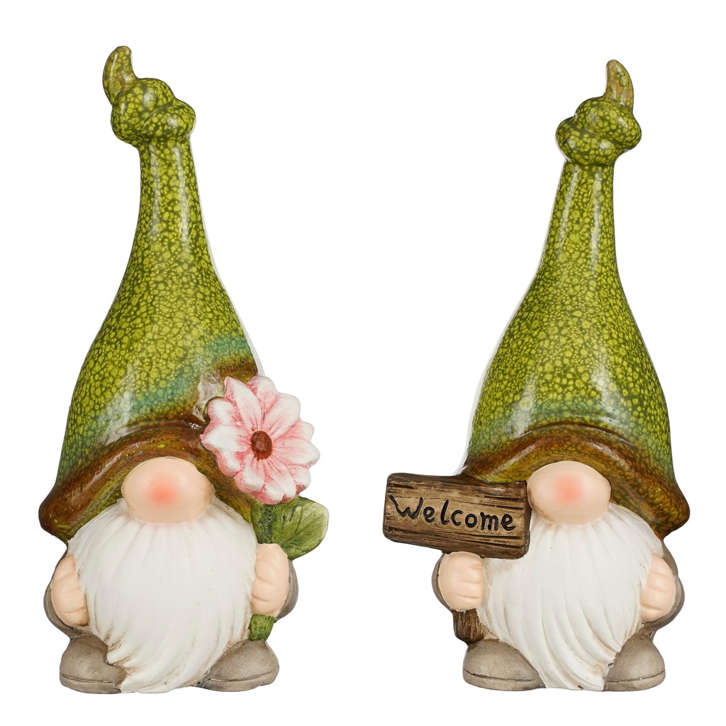 Gnome vert assorti M
