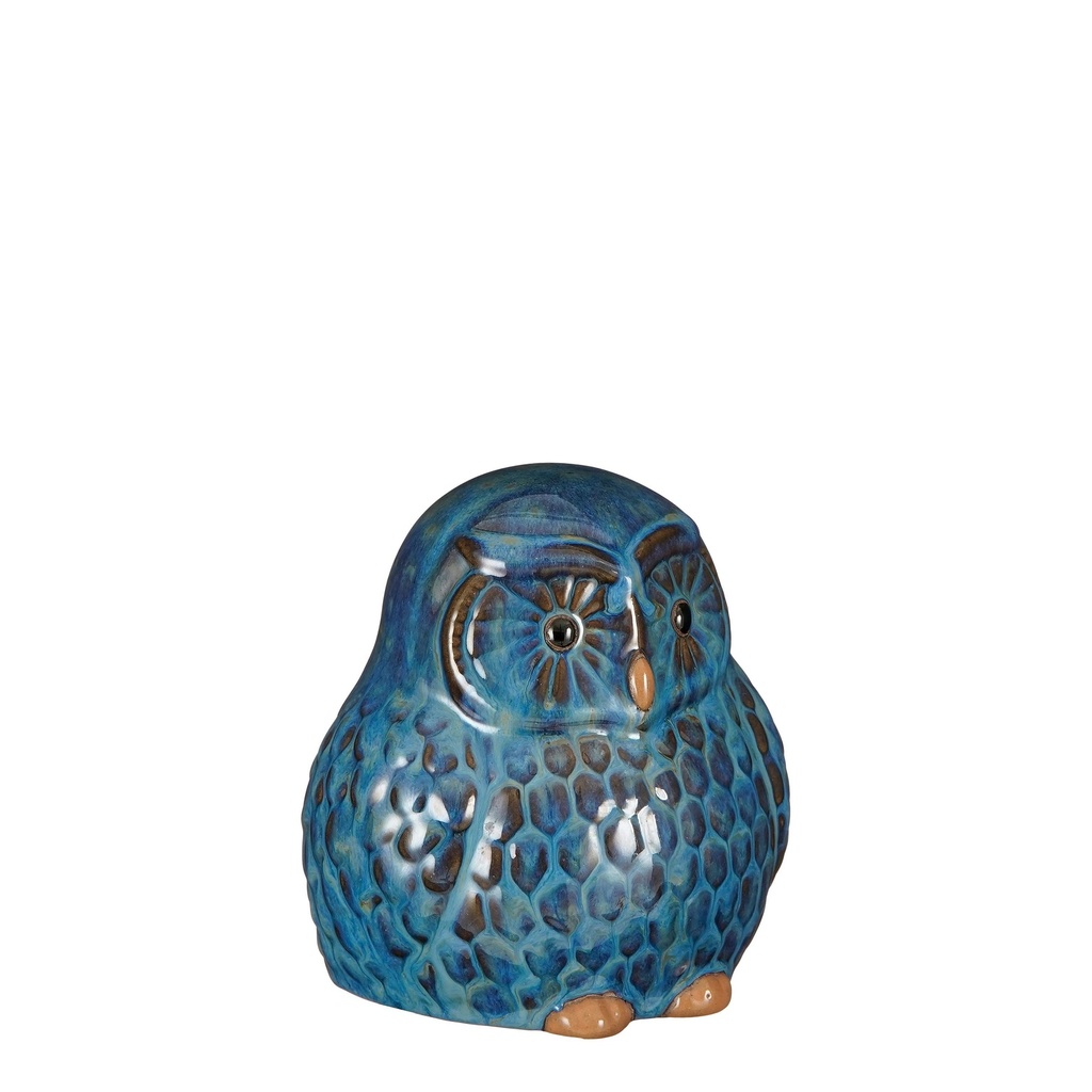 Decoration hibou vert