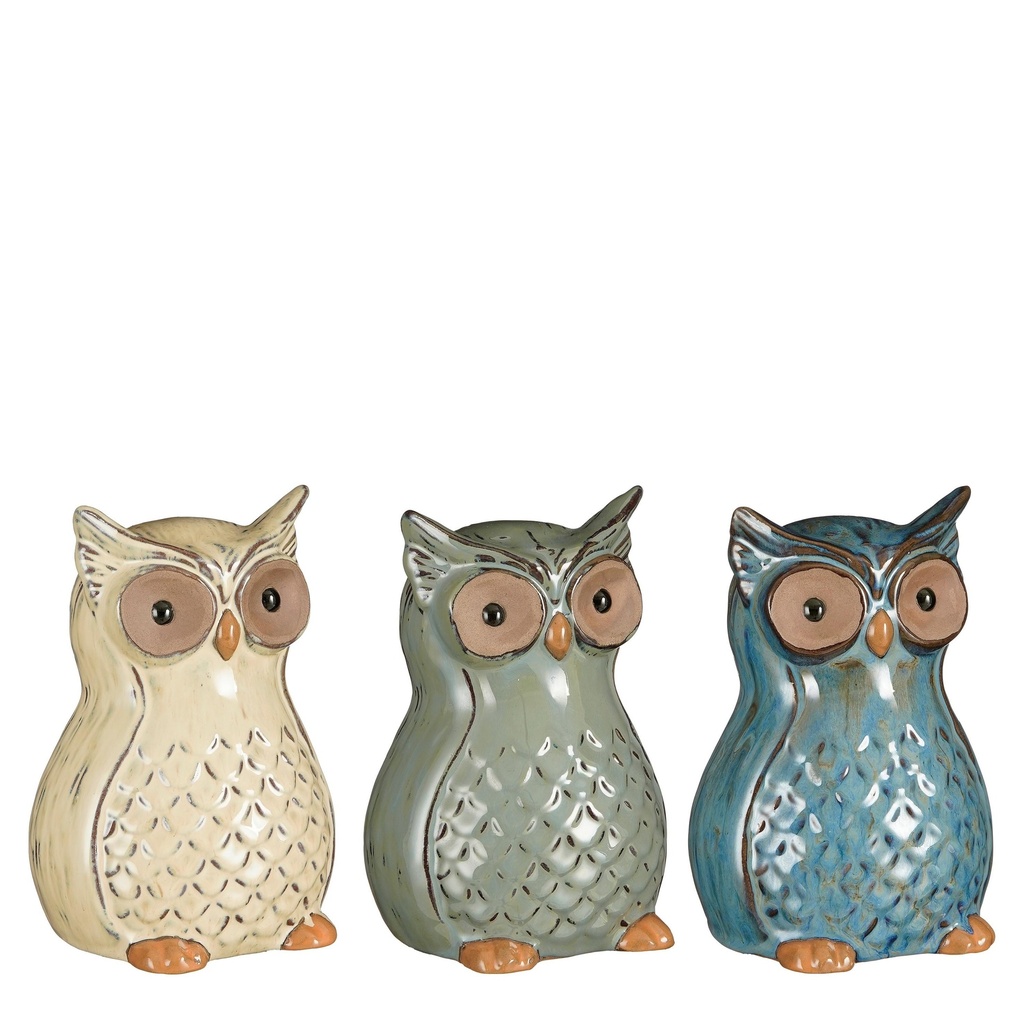 Decoration hibou assort
