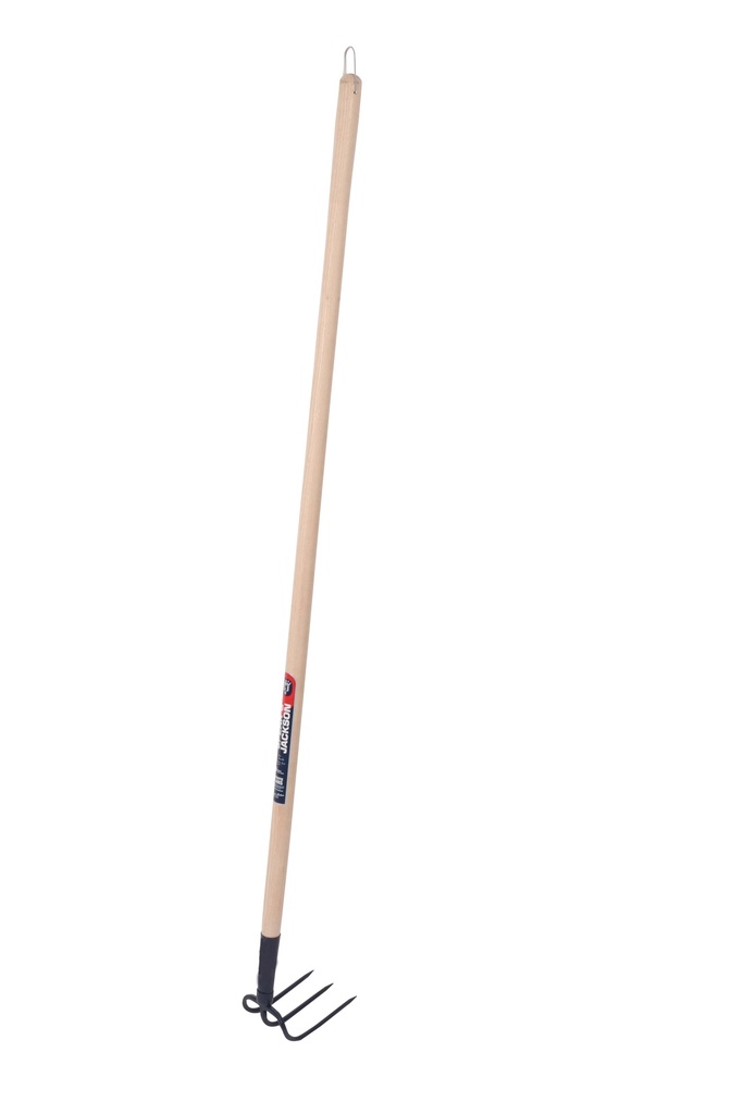 Croc de jardin 3 dents manche bois à soie 135 cm 100 % PEFC