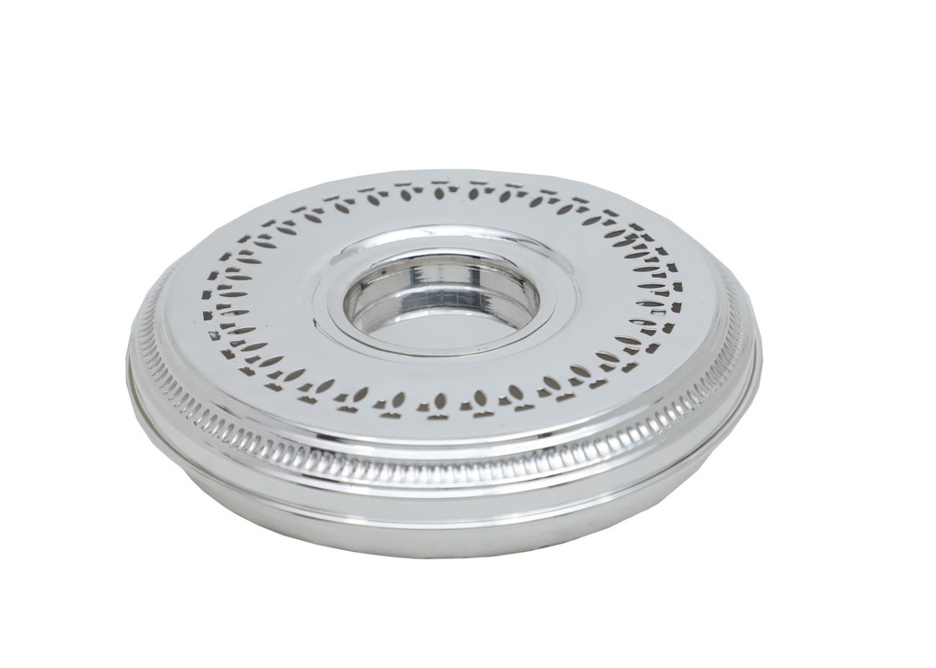 Chauffe plat argenté