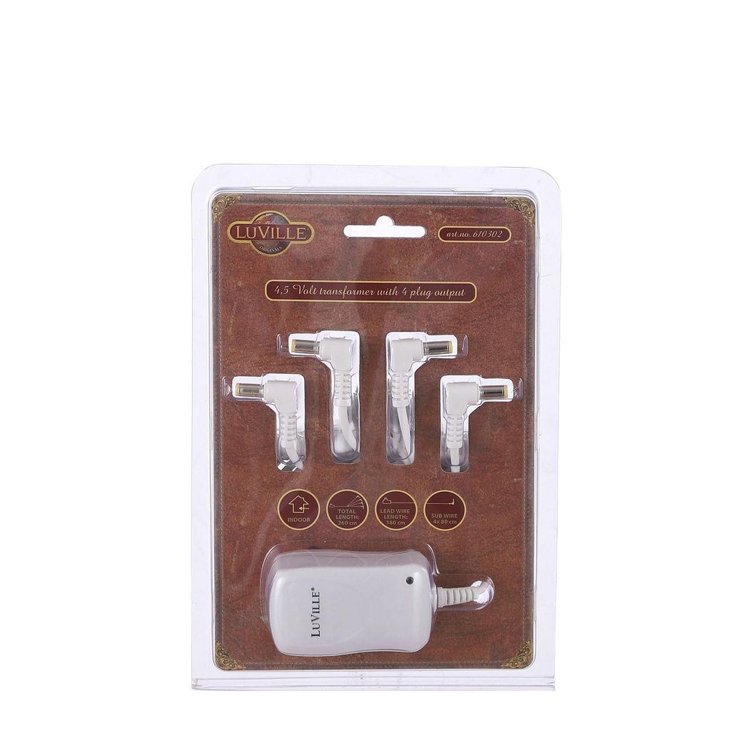 Transformateur 4 sorties 4.5V