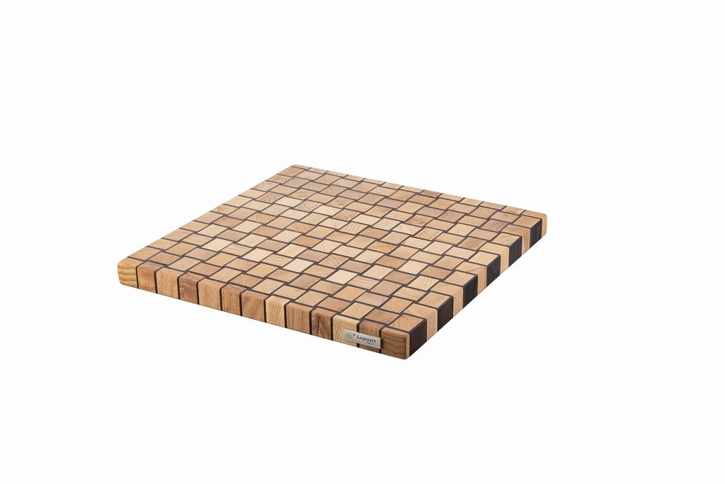 SIRIO BLOC DE BOUCHER ARTISTIQUE , CHENE, FRENE ET THERMO BOIS, MM 400X400X30