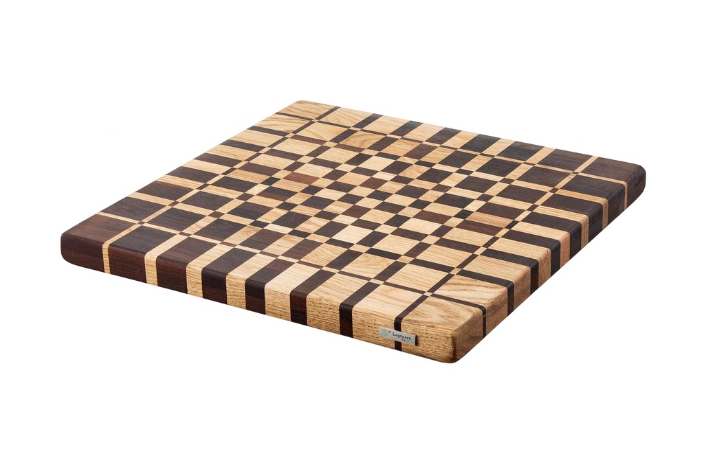 LIRA BLOC DE BOUCHER ARTISTIQUE , CHENE, FRENE ET THERMO BOIS, MM 500X500X40