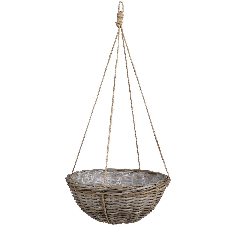 Marcia panier Rond suspendre gris L