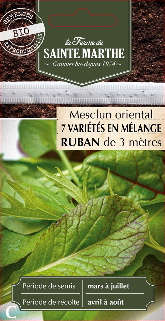Mesclun Oriental 7 Variétés En Mélange