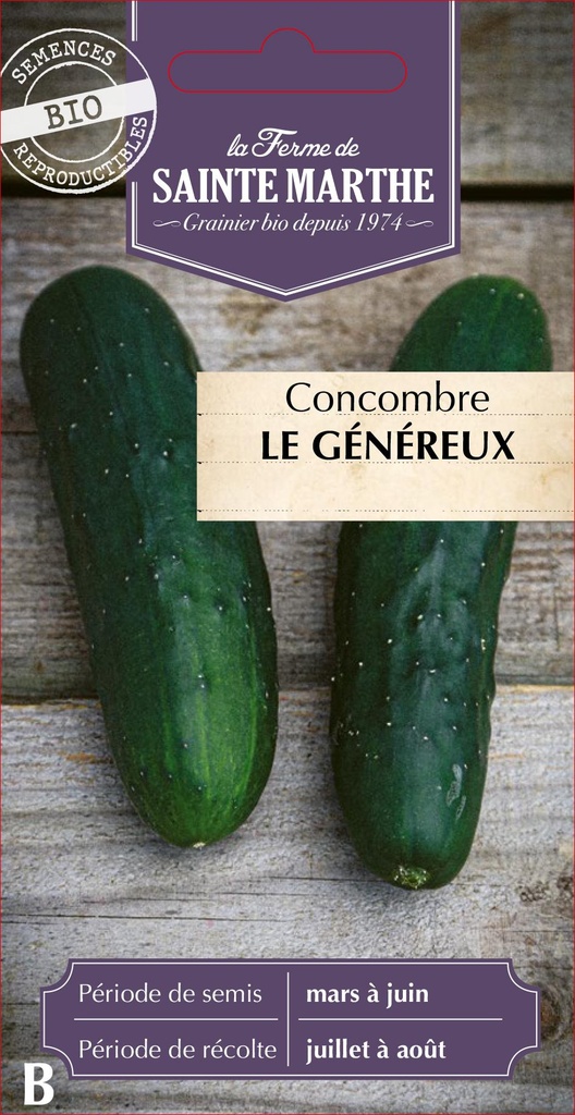 Concombre Le Généreux
