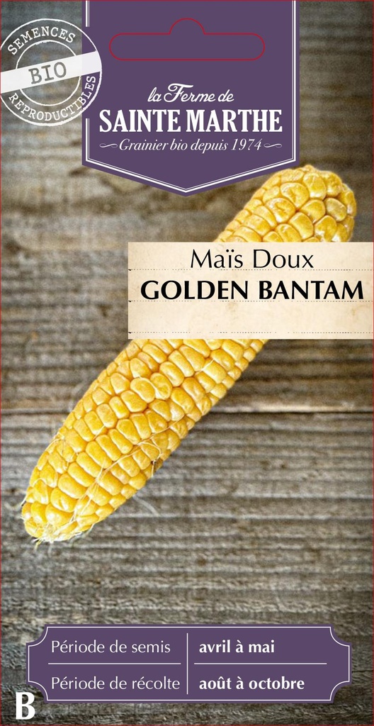 Maïs Doux Golden Bantam