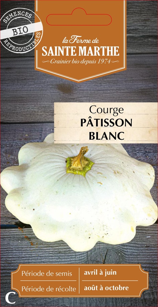Courge Pâtisson Blanc