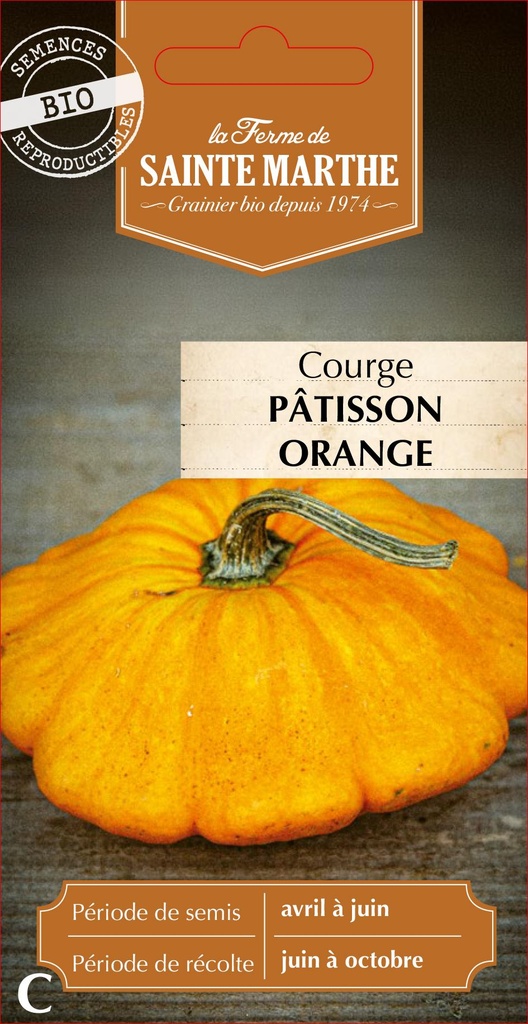 Courge Pâtisson Orange