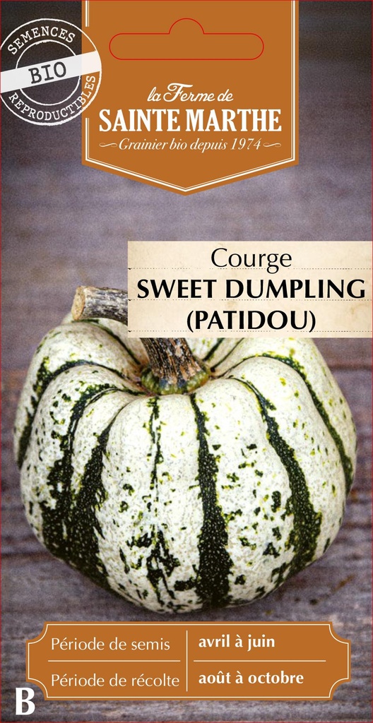 Courge Sweet Dumpling (Patidou)