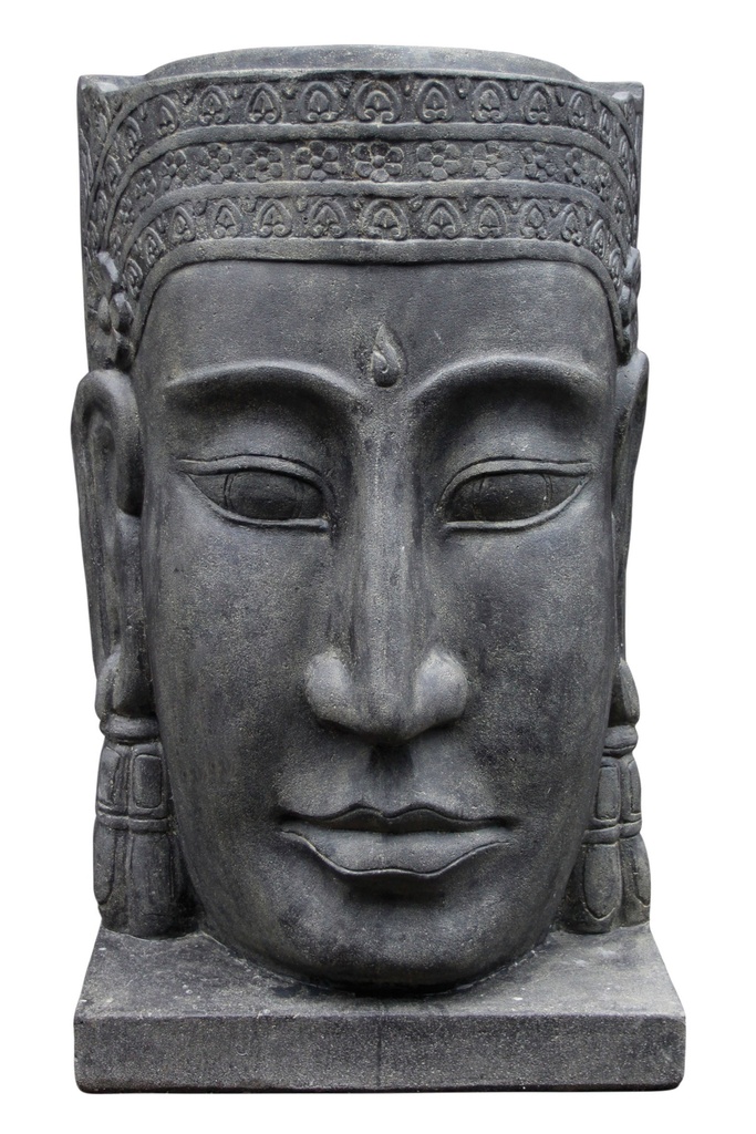 Fontaine Tête De Khmer 147Cm