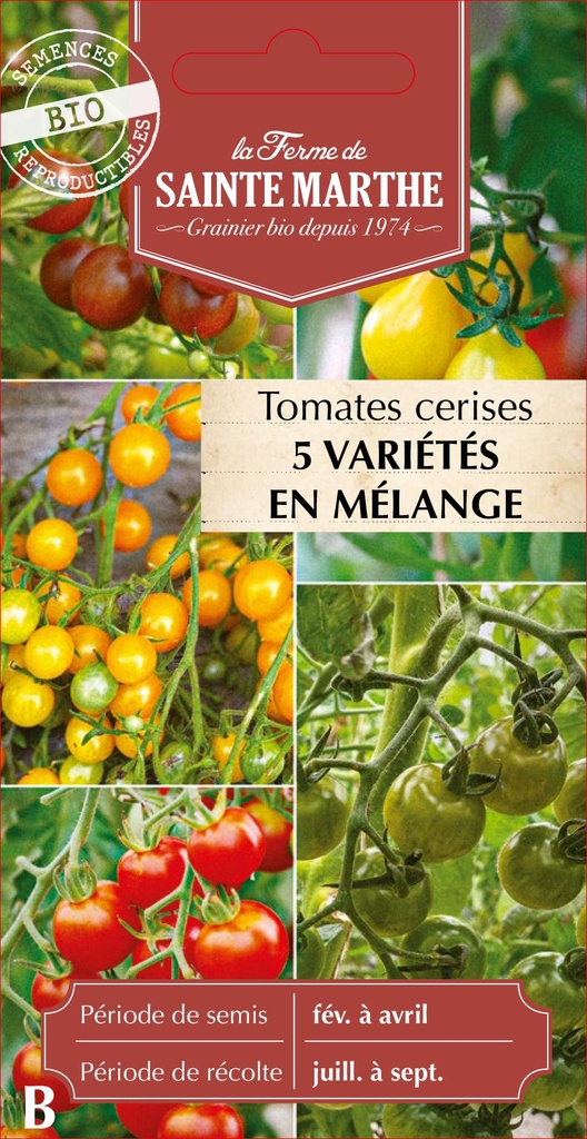 Tomates Cerises 5 Variétés En Mélange 