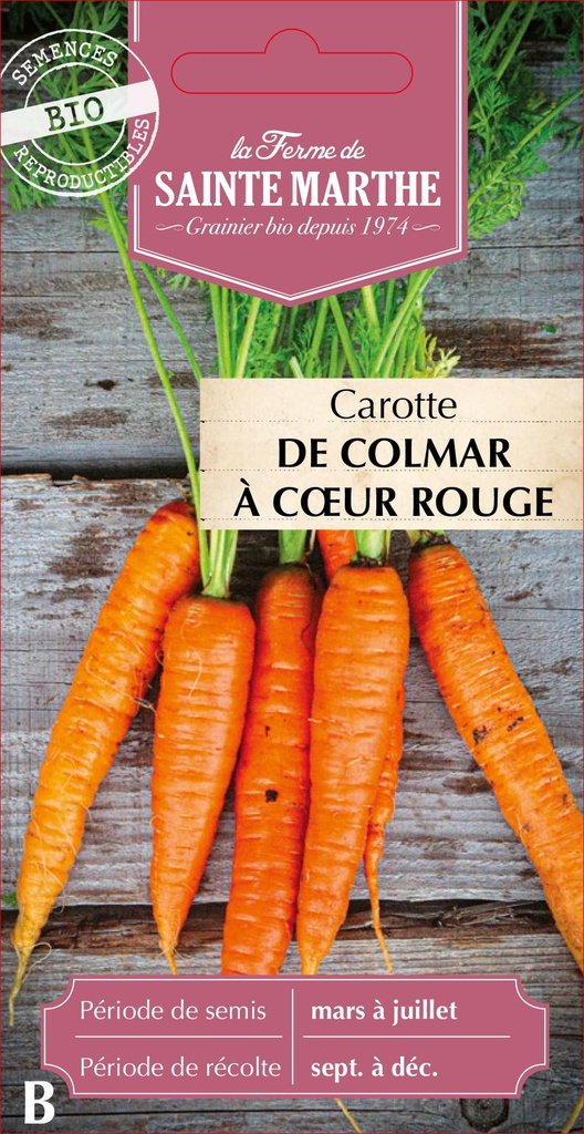 Carotte De Colmar À Cœur Rouge 2