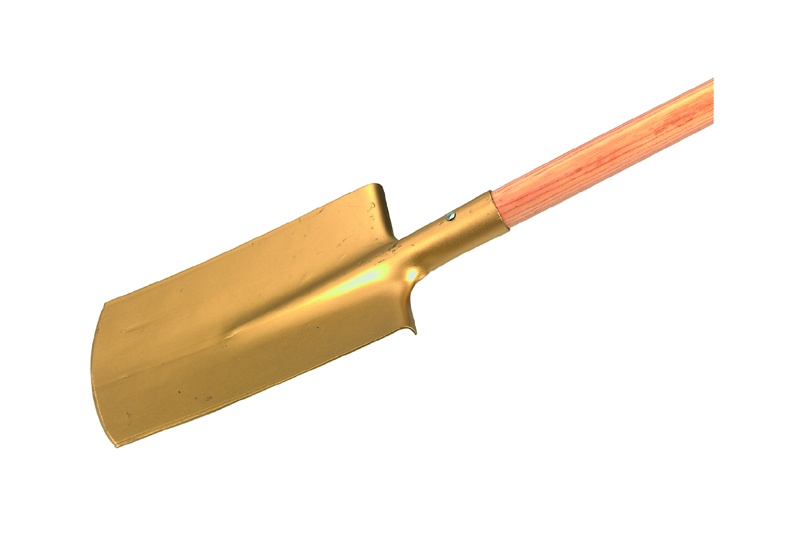 Bêche de jardin finition bronze Grandeur mm: 280x180