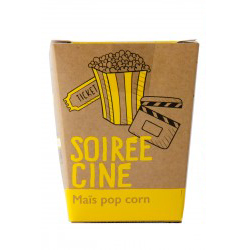 Kit message Soirée Ciné - Maïs pop corn
