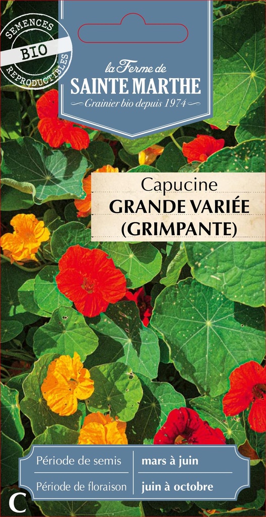 Capucine Grande Variée Ou Grimpante