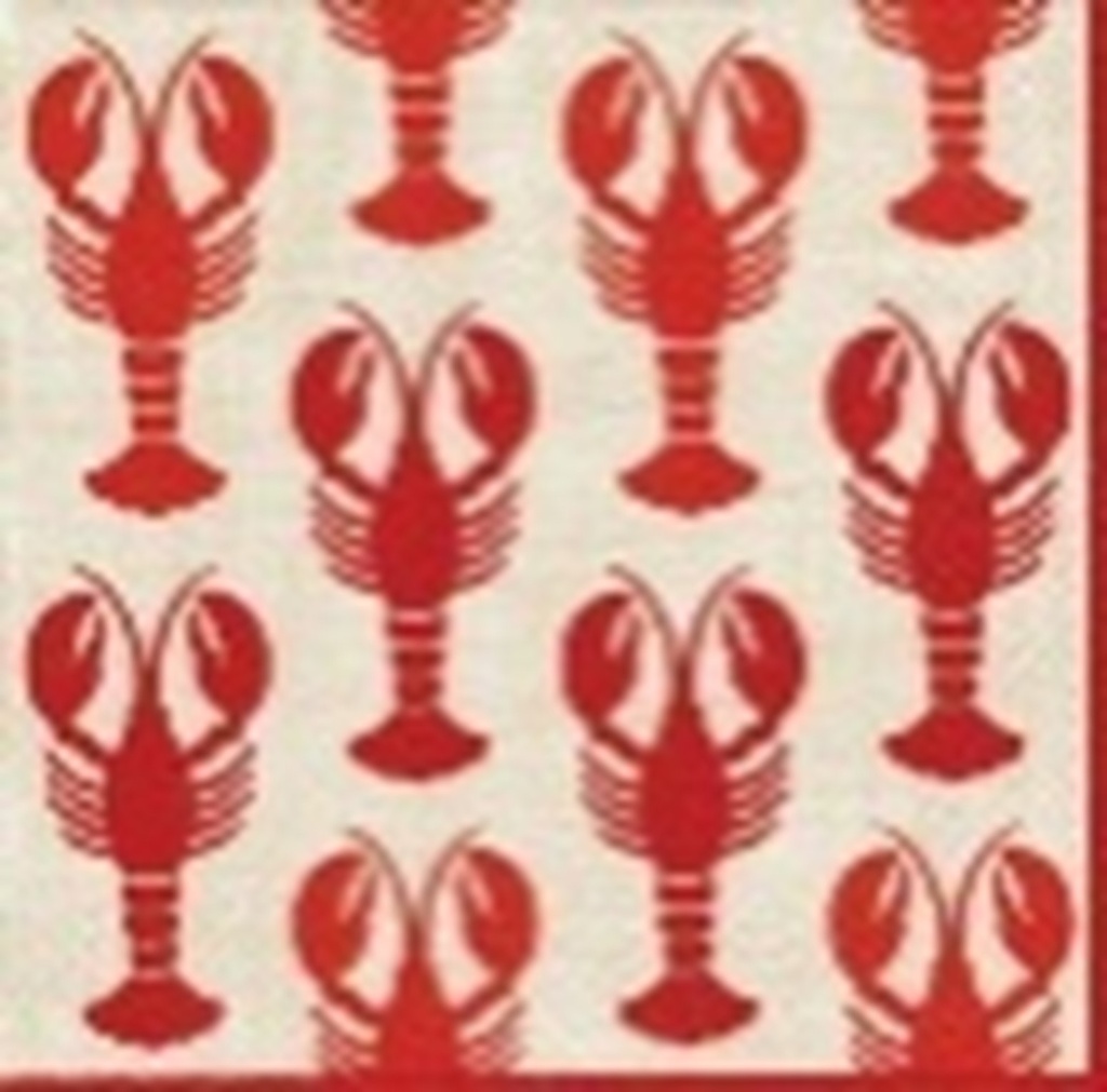 Serviette Cocktail Lobsters