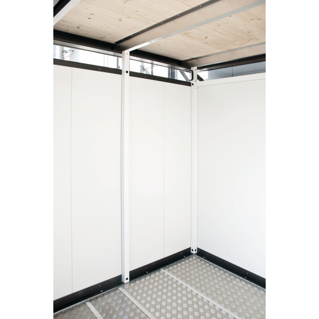 Supports de toit en gris clair