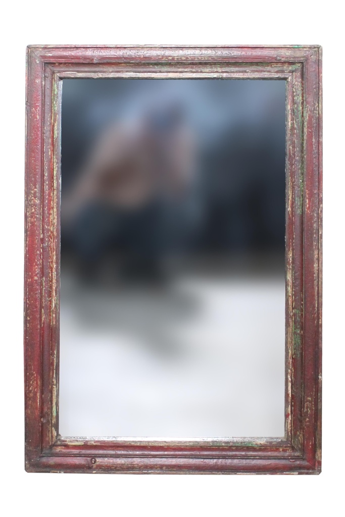 Miroir en teck ancien