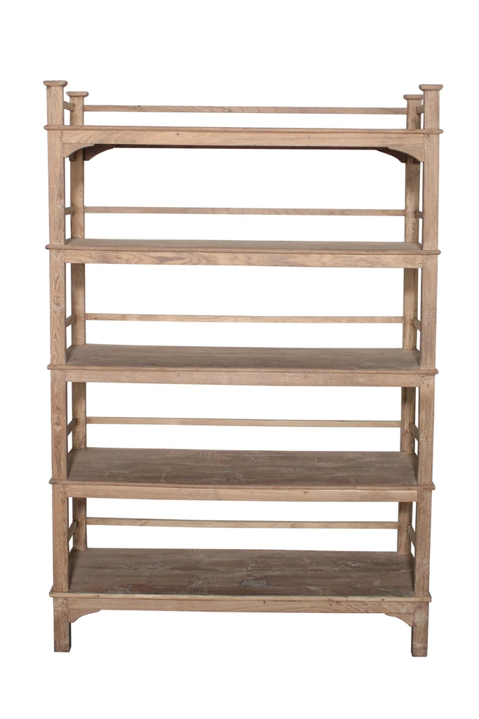 Etagère 5 plateaux en teck ancien