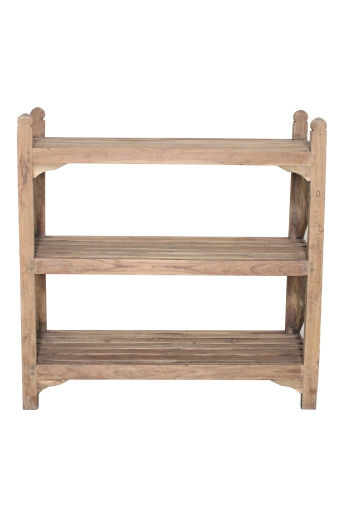 Etagère 3 plateaux en teck ancien