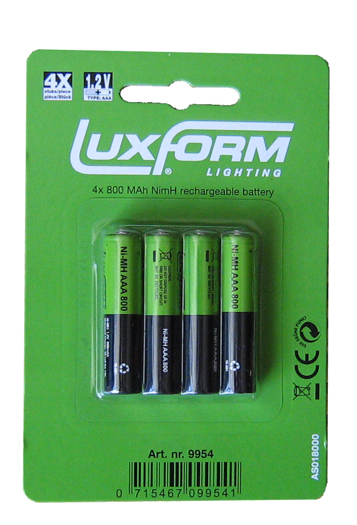 PILE SOLAIRE 4x AAA Ni-MH 1,2V