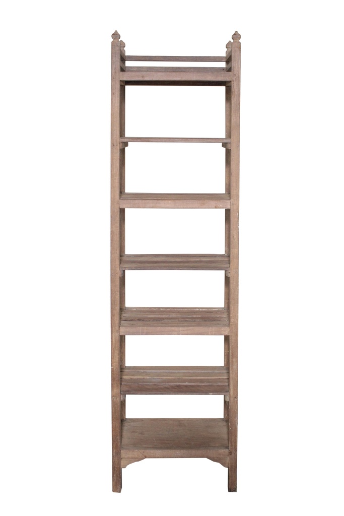 Etagère 7 plateaux en teck ancien