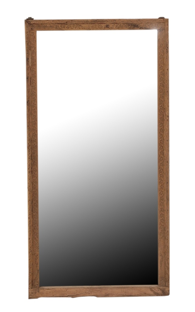 Miroir en teck ancien