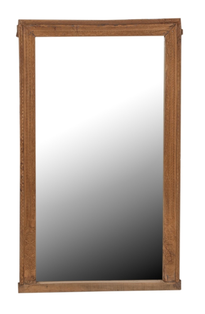 Miroir en teck ancien