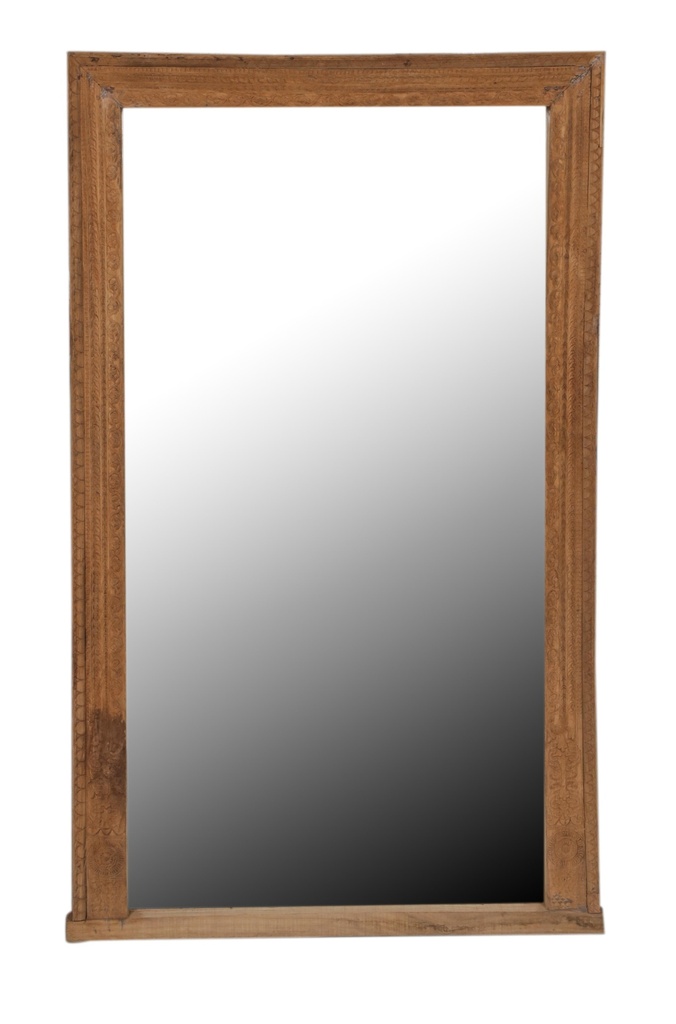 Miroir en teck ancien