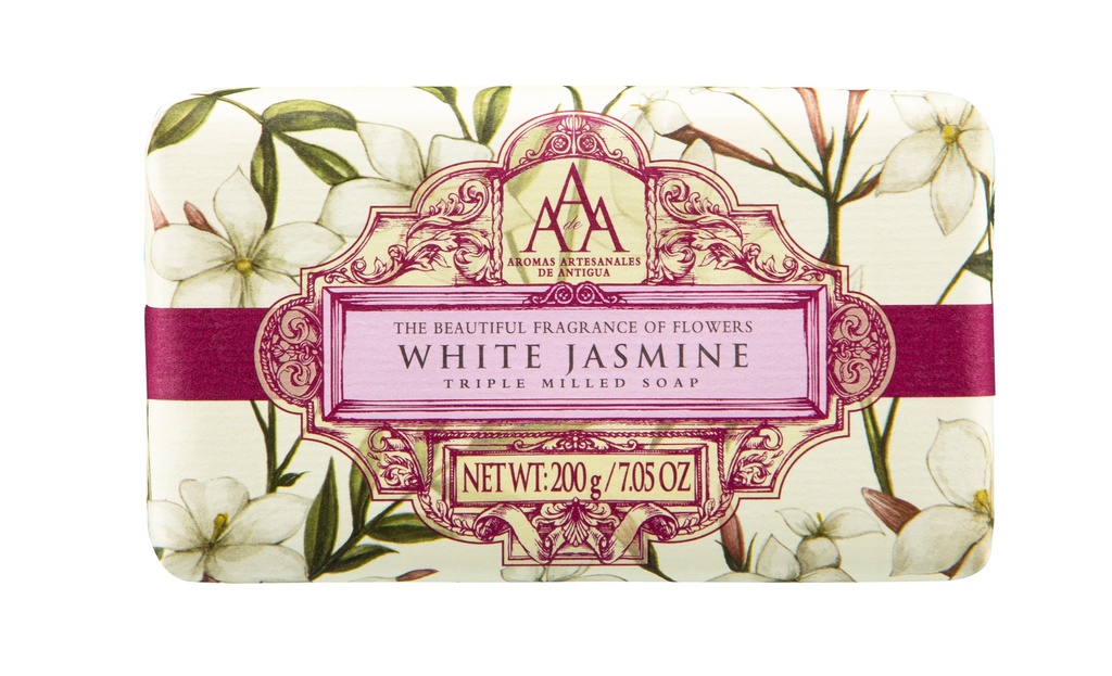 Savon Jasmin blanc 200gr