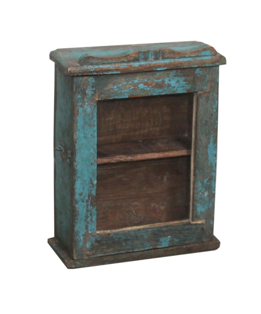 Vitrine murale en treck ancien