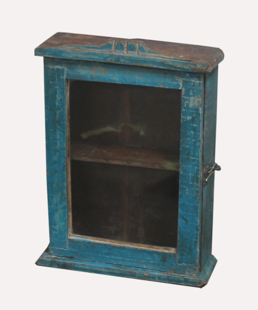 Vitrine murale en treck ancien