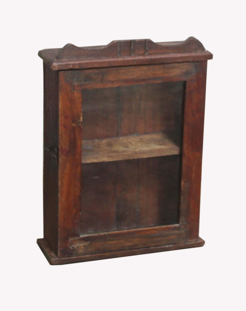 Vitrine murale en treck ancien